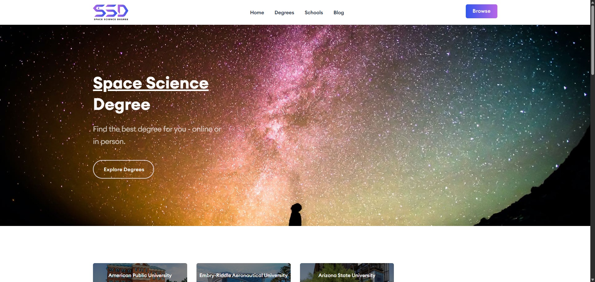 Space Science Degree